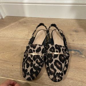 topshop cheetah loafers